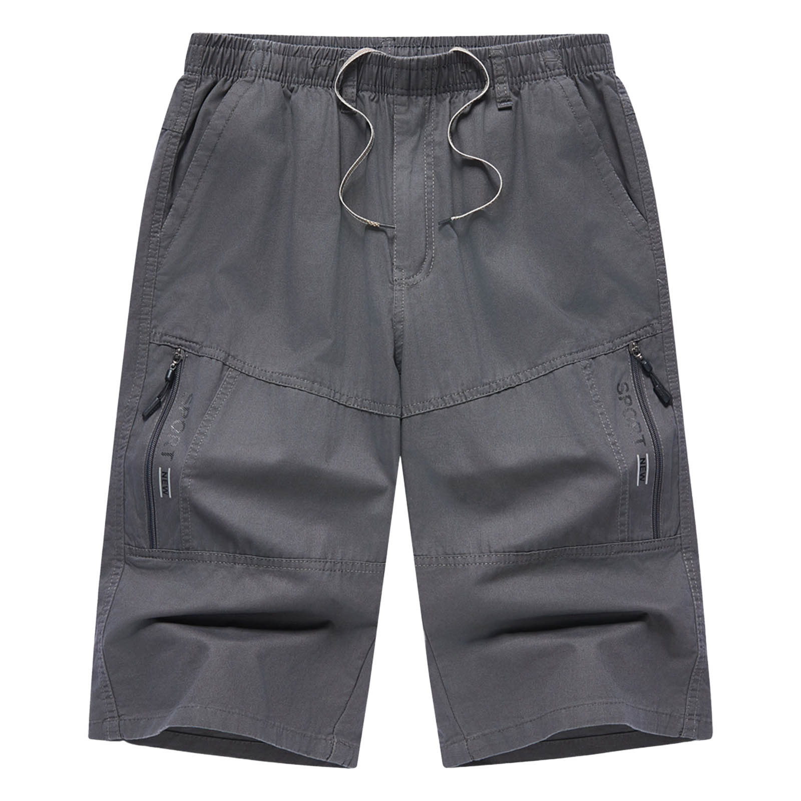 thumbnail image 1 of Pantalones cortos informales de 7 pulgadas para hombre - Pierna recta - Ligeros - Transpirables - Verano, 1 of 4